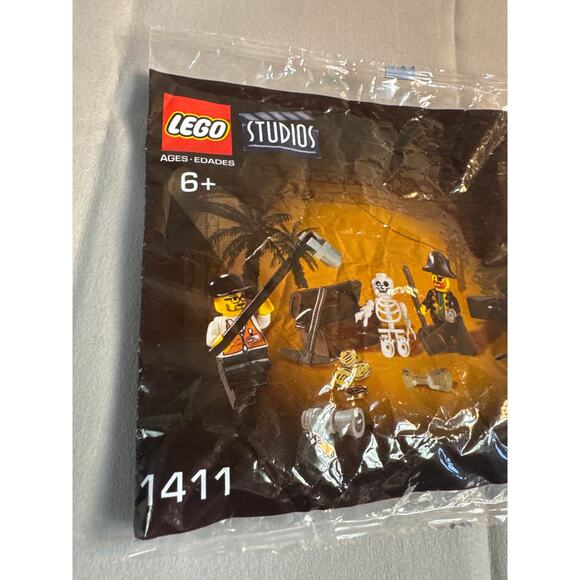 Lego Studios Pirates Treasure Hunt poly bag #1411 NEW/Retired vintage - Picture 2 of 4